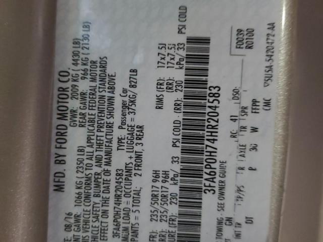 Ford Fusion Se Image 9