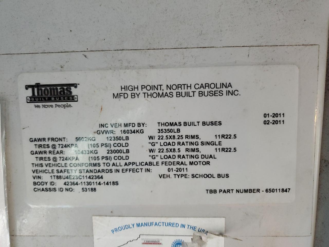 Thomas School Bus Image 5