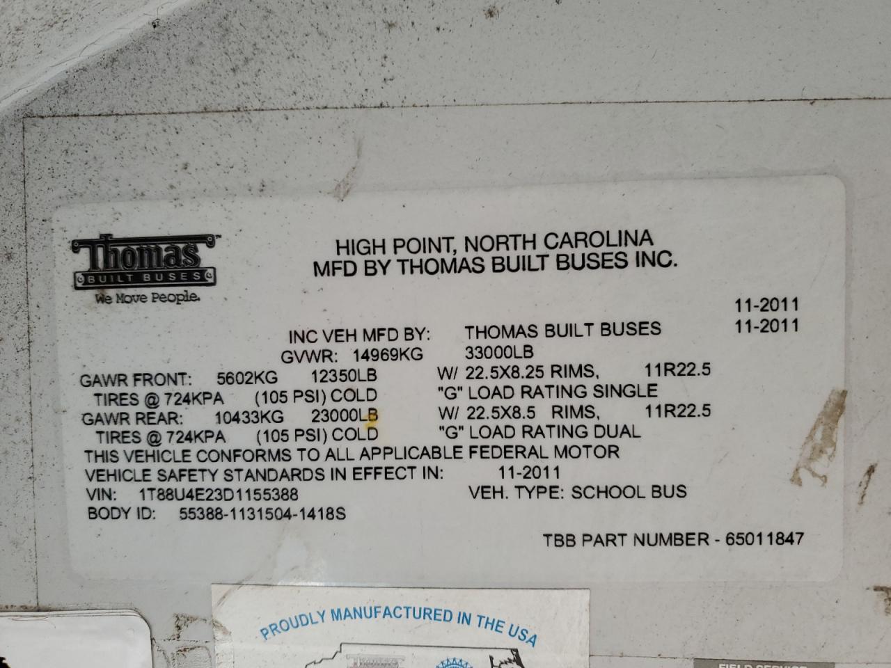 Thomas School Bus Image 4