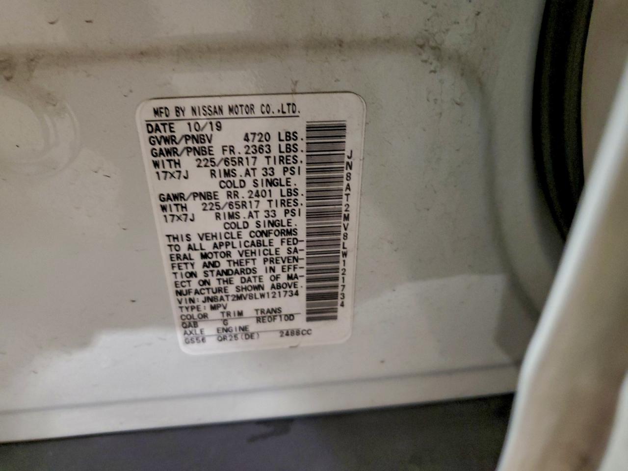 Nissan Rogue S Image 9