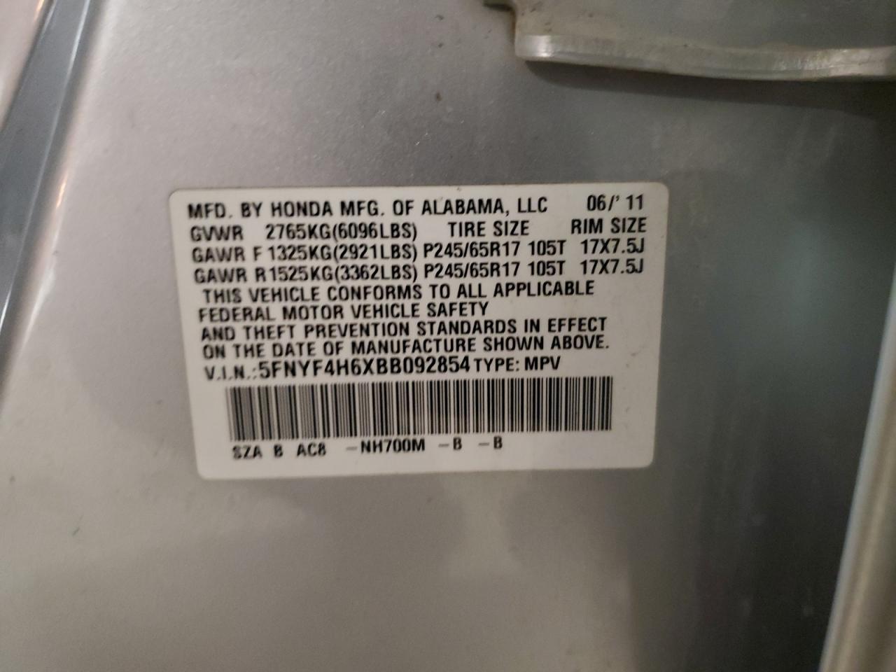 Honda Pilot Exl Image 3