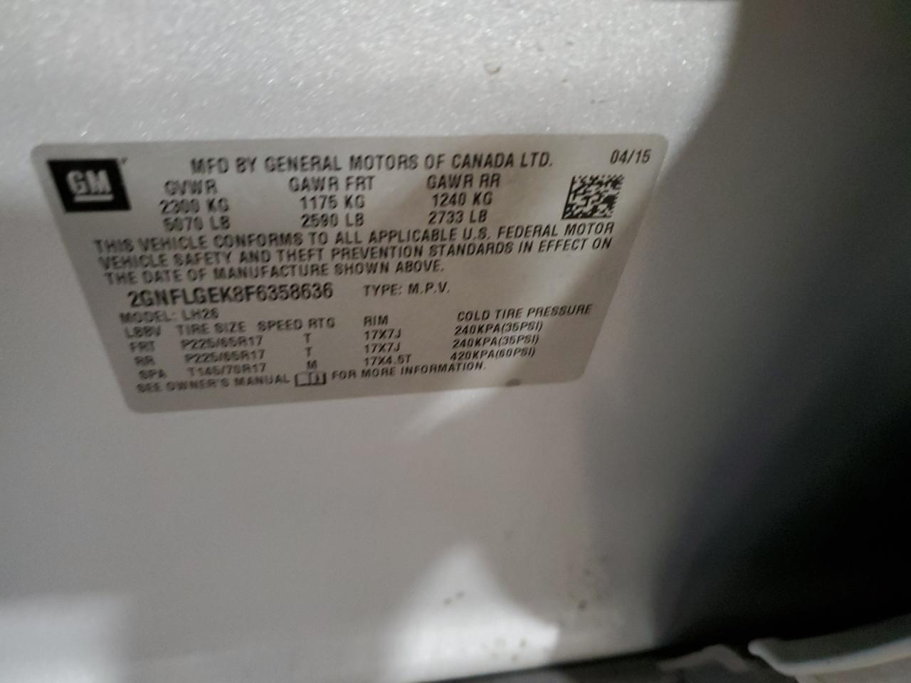 Chevrolet Equinox Lt Image 10