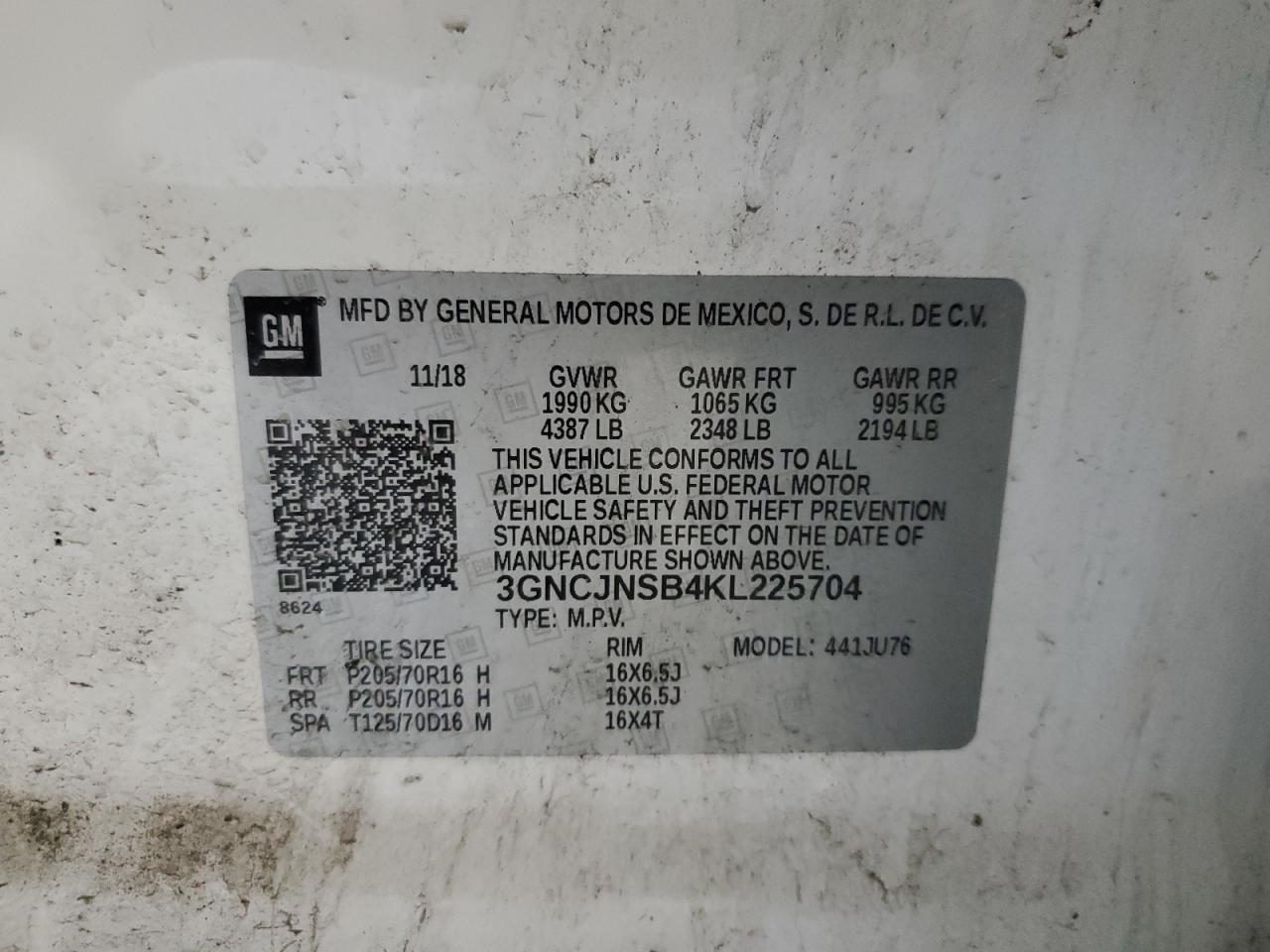 Chevrolet Trax Ls Image 11