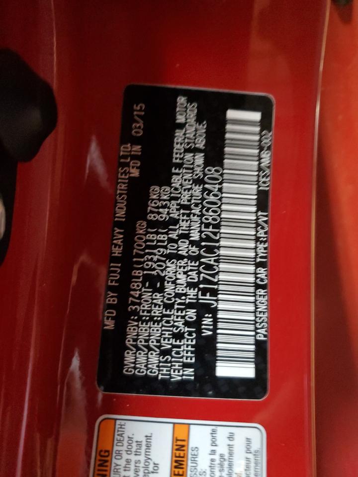 Subaru BRZ 2.0 Limited Image 10