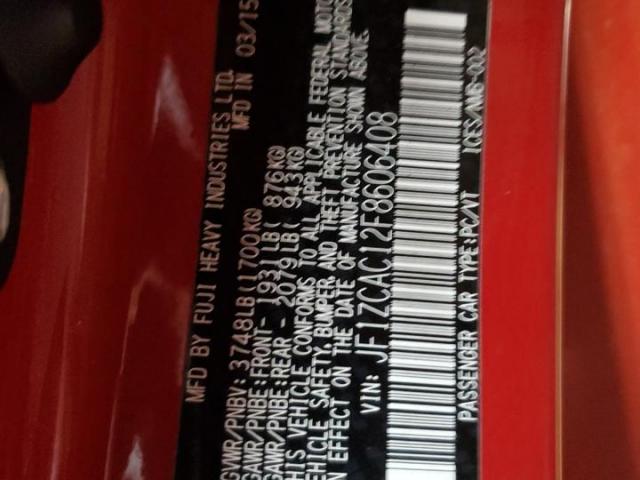 Subaru BRZ 2.0 Limited Image 10