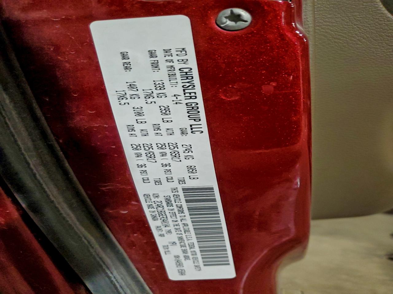 Chrysler Minivan Touring Image 13