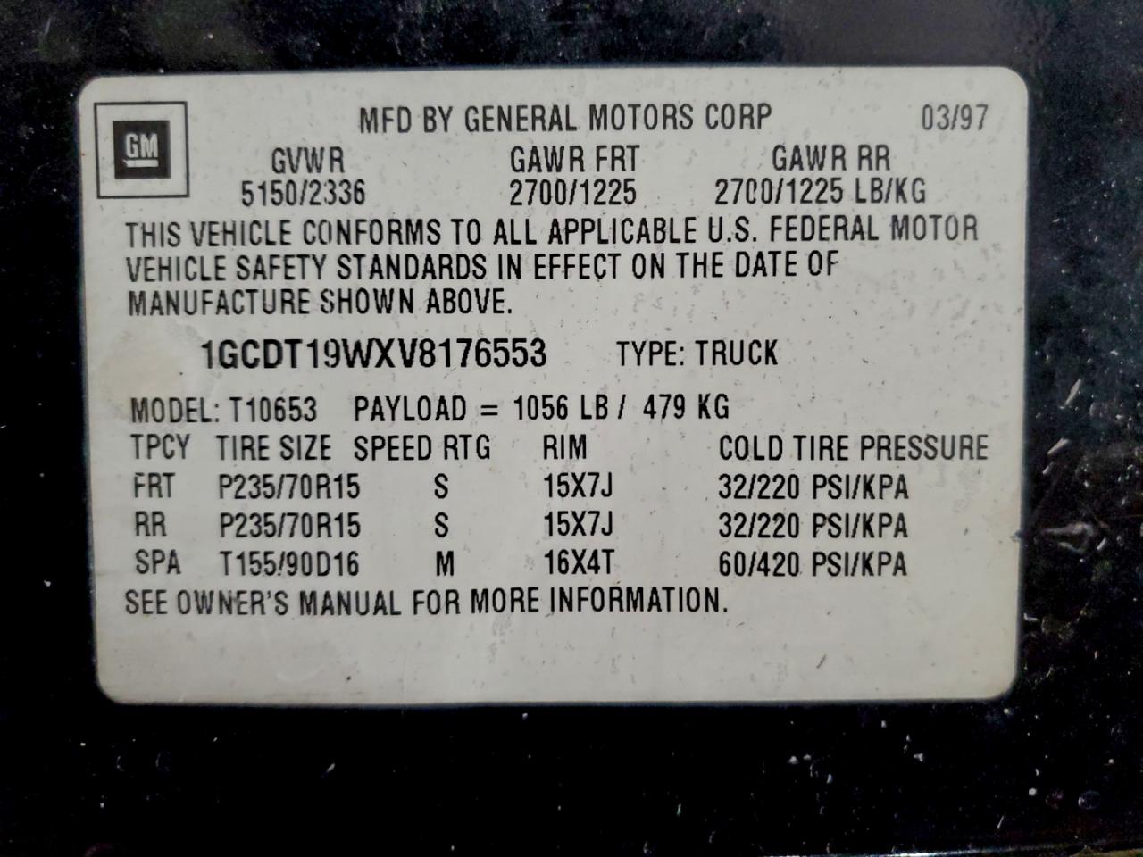 Chevrolet S-10 S10 Image 13