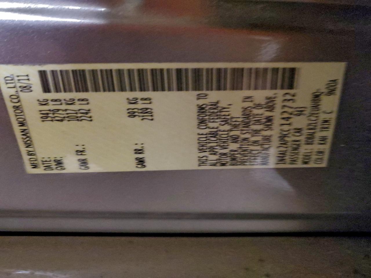 Nissan Altima Base Image 10