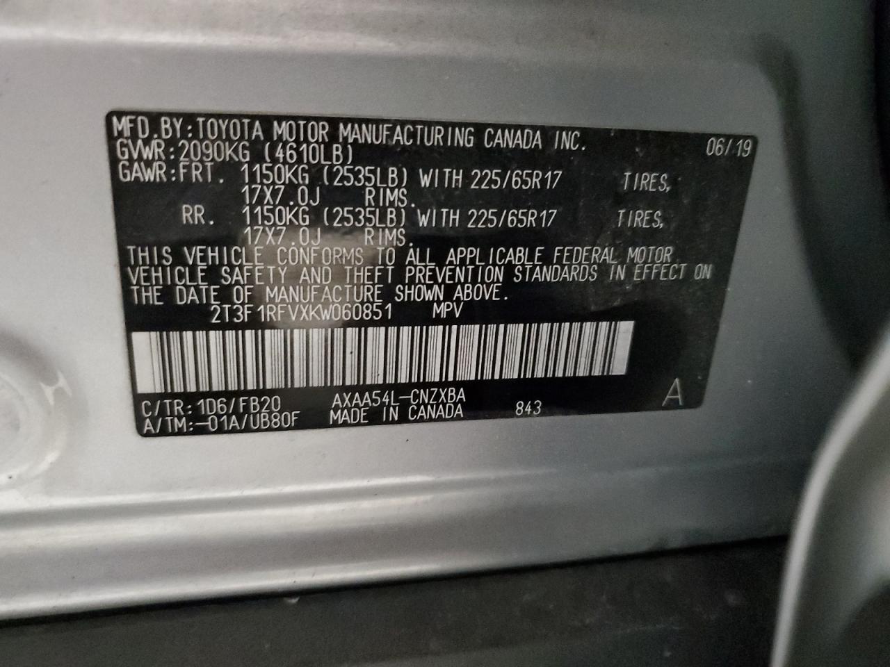 Toyota RAV4 Le Image 10