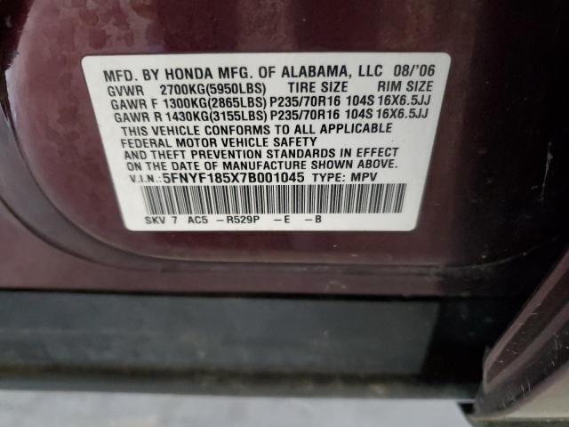 Honda Pilot Exl Image 4