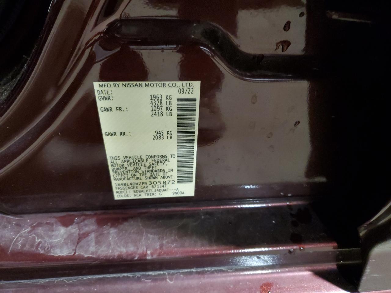 Nissan Altima Sv Image 8