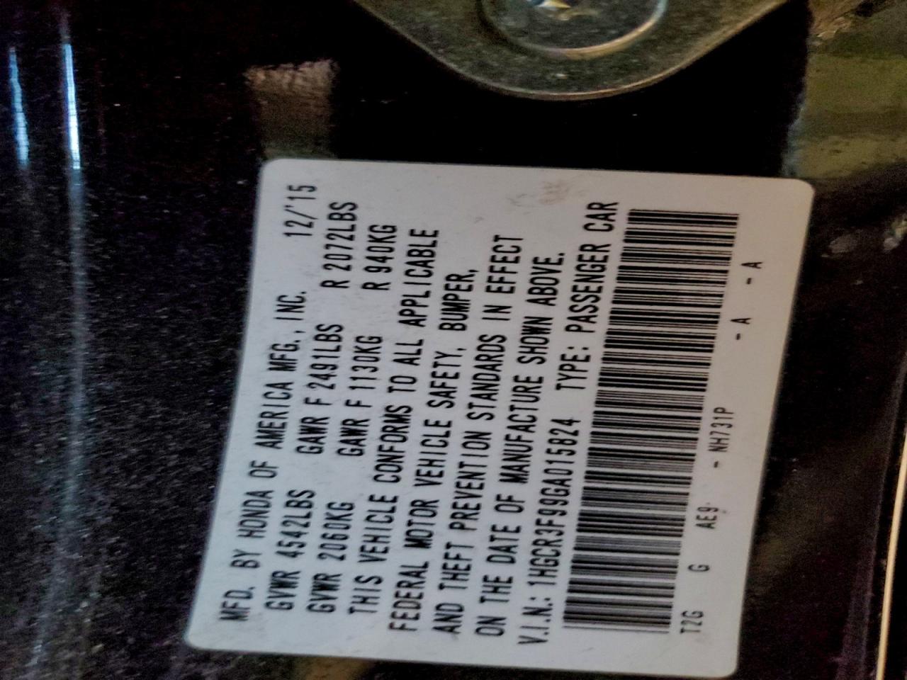 Honda Accord Touring Image 8