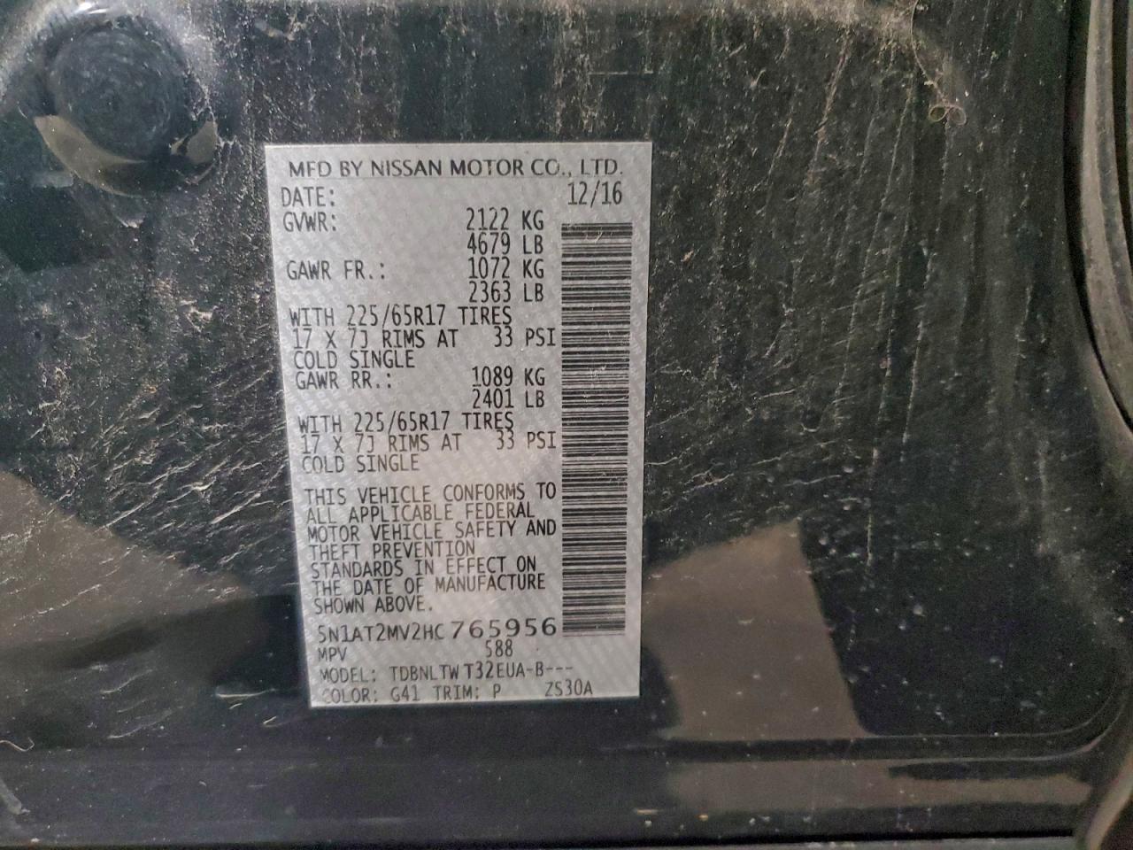 Nissan Rogue Sv Image 2