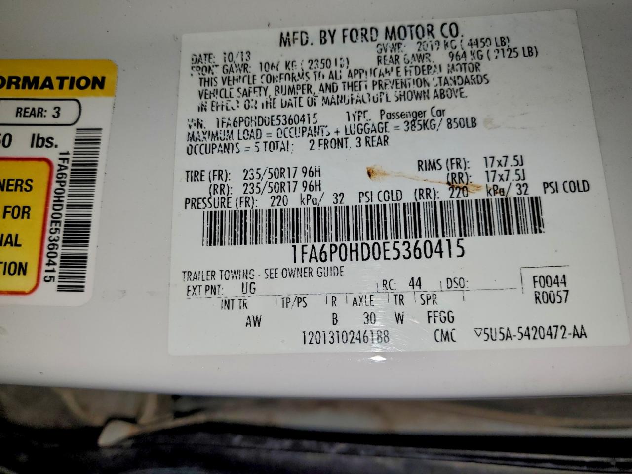 Ford Fusion Se Image 5