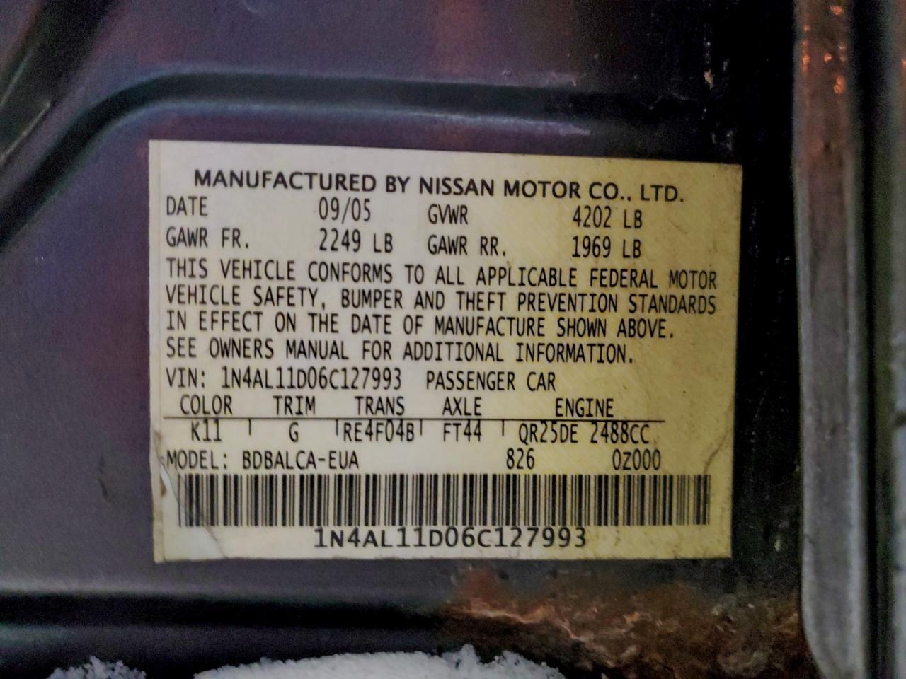 Nissan Altima S Image 11