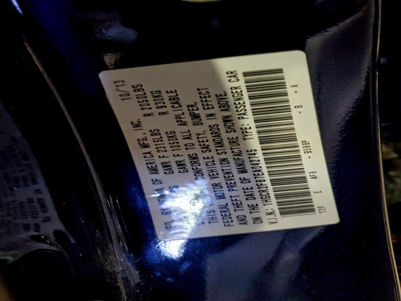 Honda Accord Exl Image 11