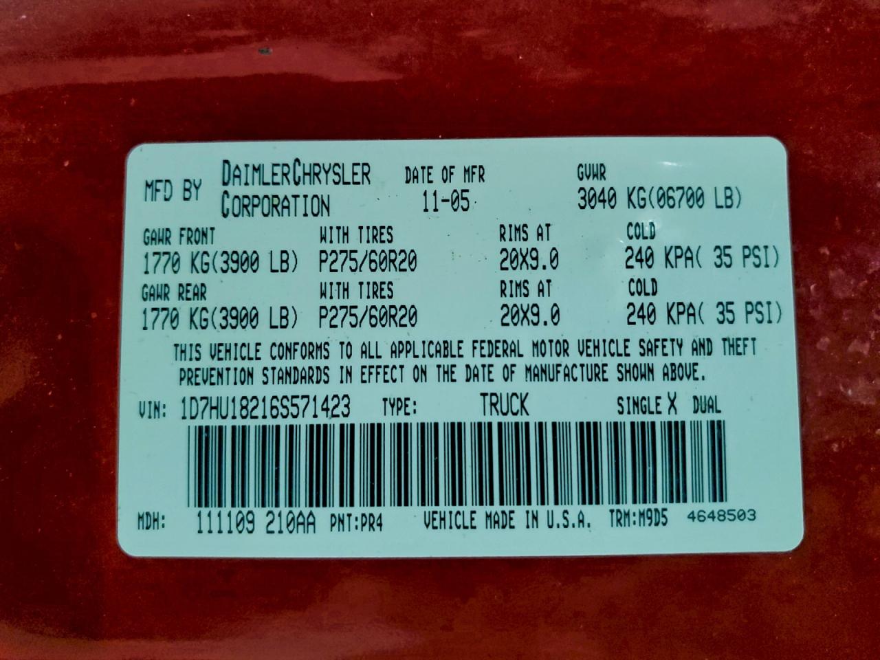 Dodge Ram 1500 St Image 7