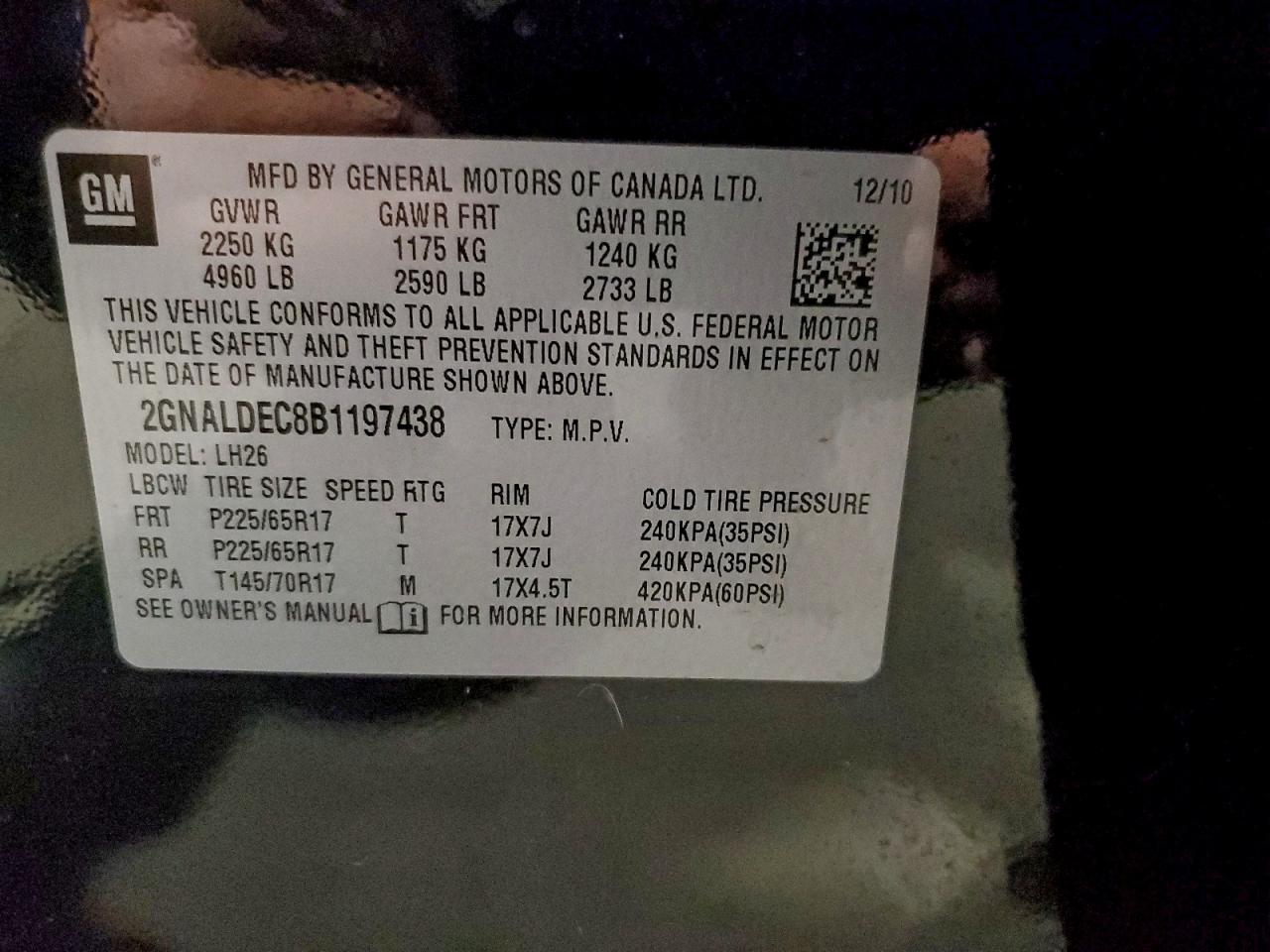 Chevrolet Equinox Lt Image 9