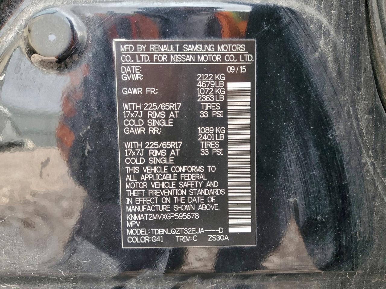 Nissan Rogue S Image 10