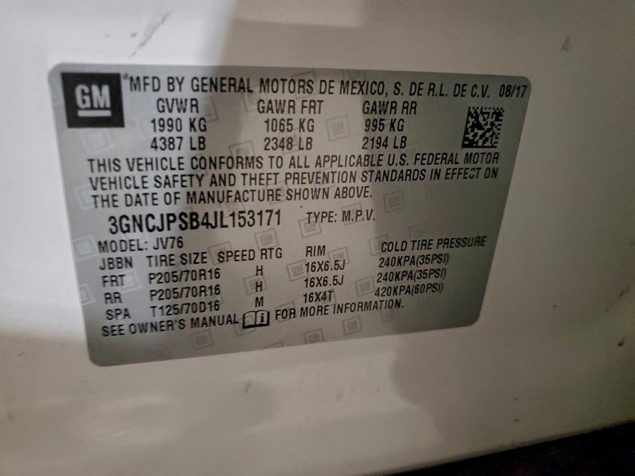 Chevrolet Trax 1lt Image 2