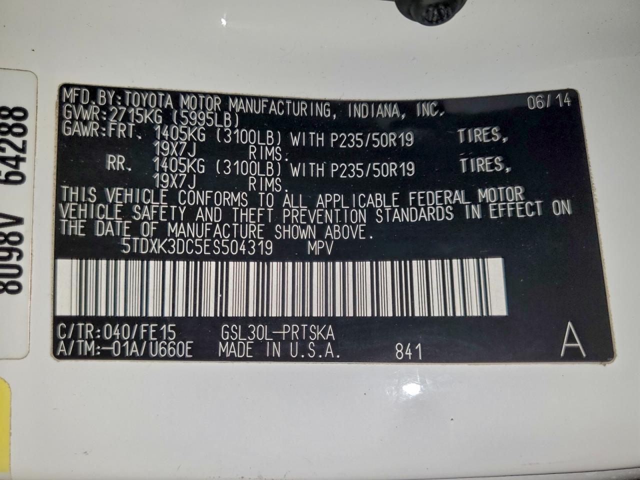 Toyota Sienna Sport Image 11