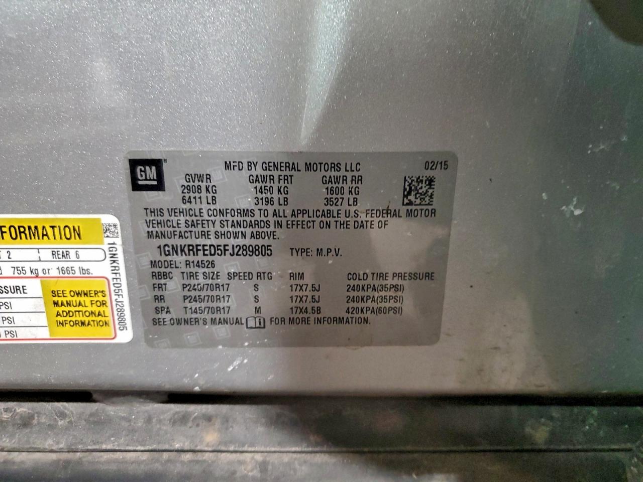 Chevrolet Traverse Ls Image 12